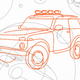 Illustration for article titled These One-Line Drawings Of Cars Are So Incredibly Lovely